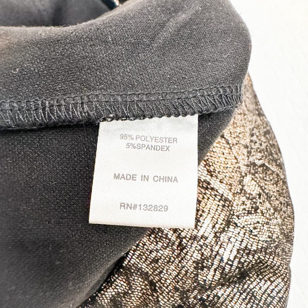 Superdown Metallic Snakeskin Patterned Print Pant… - image 4